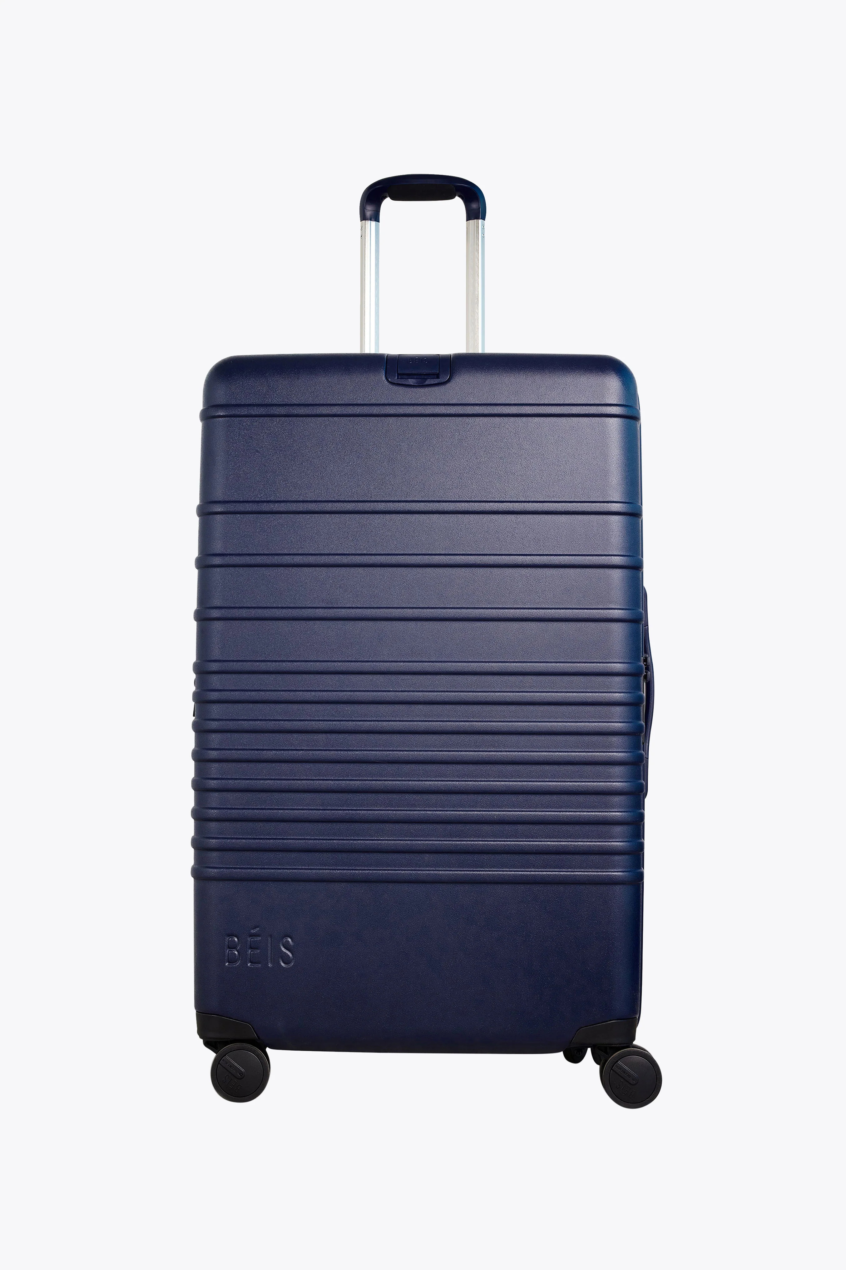 BÉIS 'The Large Check-In Roller' in Navy - 29 inch Navy Checked Suitcase & Large Check in Luggag... | BÉIS Travel