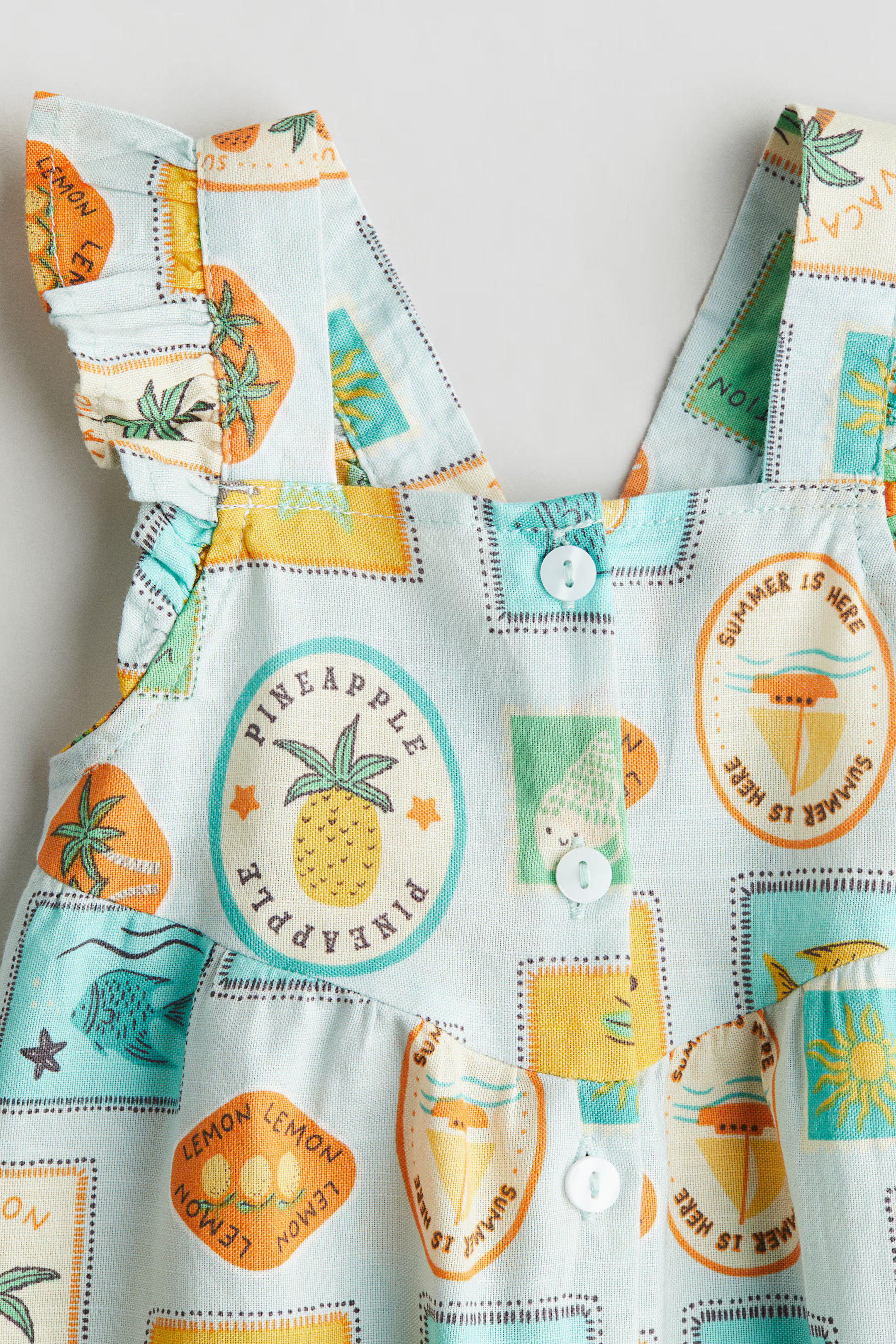 Ruffle-trimmed Cotton Dress | H&M (US + CA)