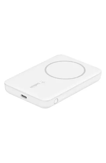 Belkin Wireless 5K Magnetic Power Bank in White at Nordstrom Rack | Nordstrom Rack