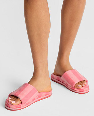 Women's Open Toe Boxed Slippers, Macy's Exclusive | Macy's