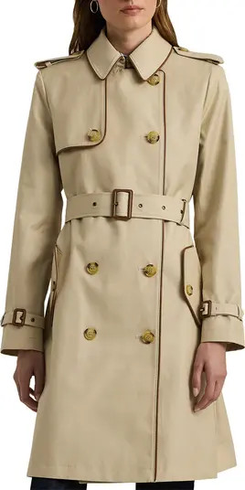 Belted Water Resistant Double Breasted Trench Coat | Nordstrom