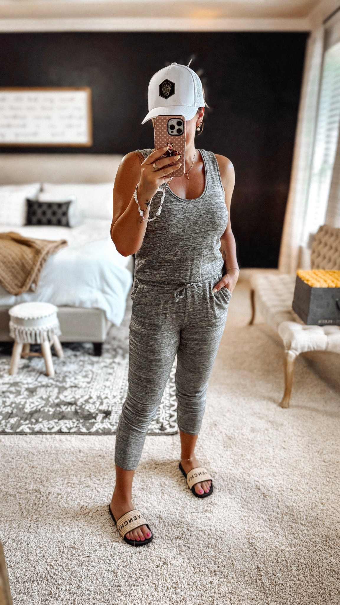 Comfy Amazon jumpsuit 🩶 this heather gray is sold out, but there’s tons of other color options.

#LTKFindsUnder50 #LTKOver40