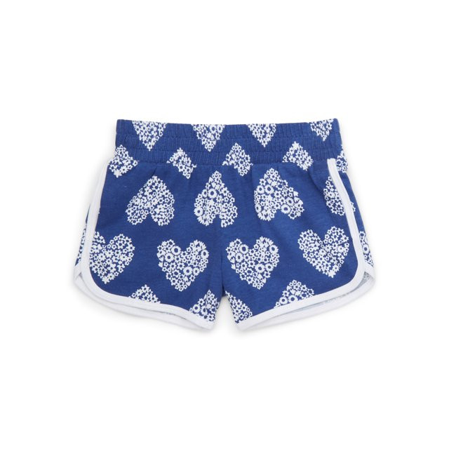 Wonder Nation Girls Knit Dolphin Shorts, Sizes 4-18 & Plus | Walmart (US)