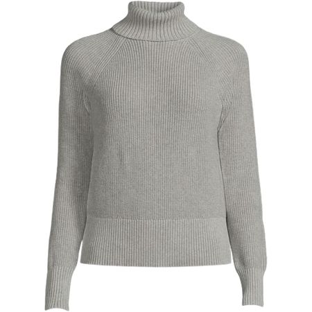 Women's Drifter Cotton Must Have Turtleneck Sweater | Lands' End (US)
