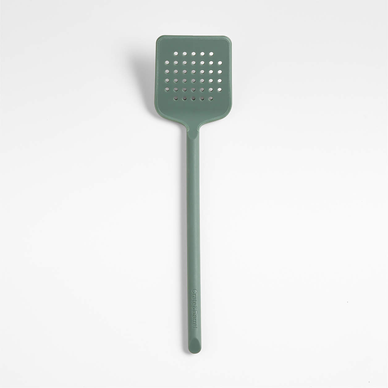 Crate & Barrel Thyme Green Silicone Turner Spatula + Reviews | Crate & Barrel | Crate & Barrel