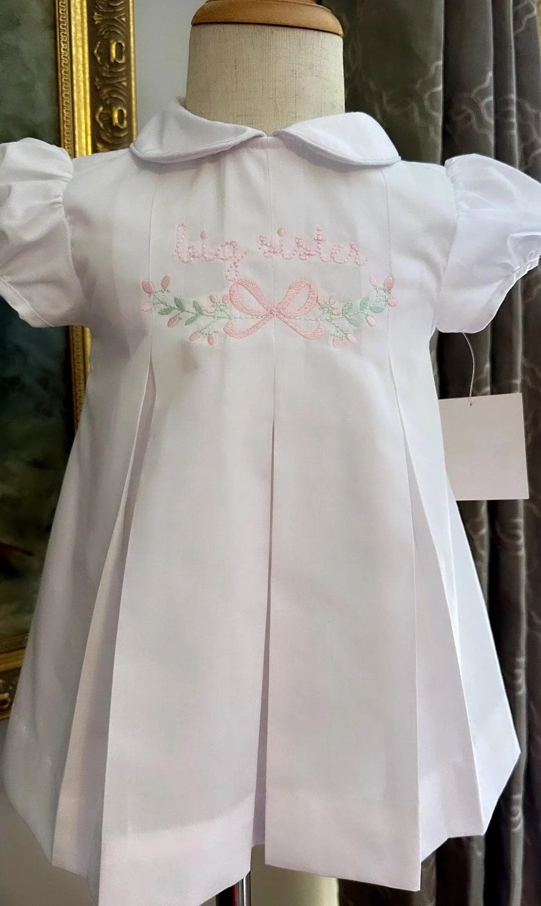 Big Sister Dress, Birth Announcement Dress, Baby Reveal Outfit - Etsy | Etsy (US)