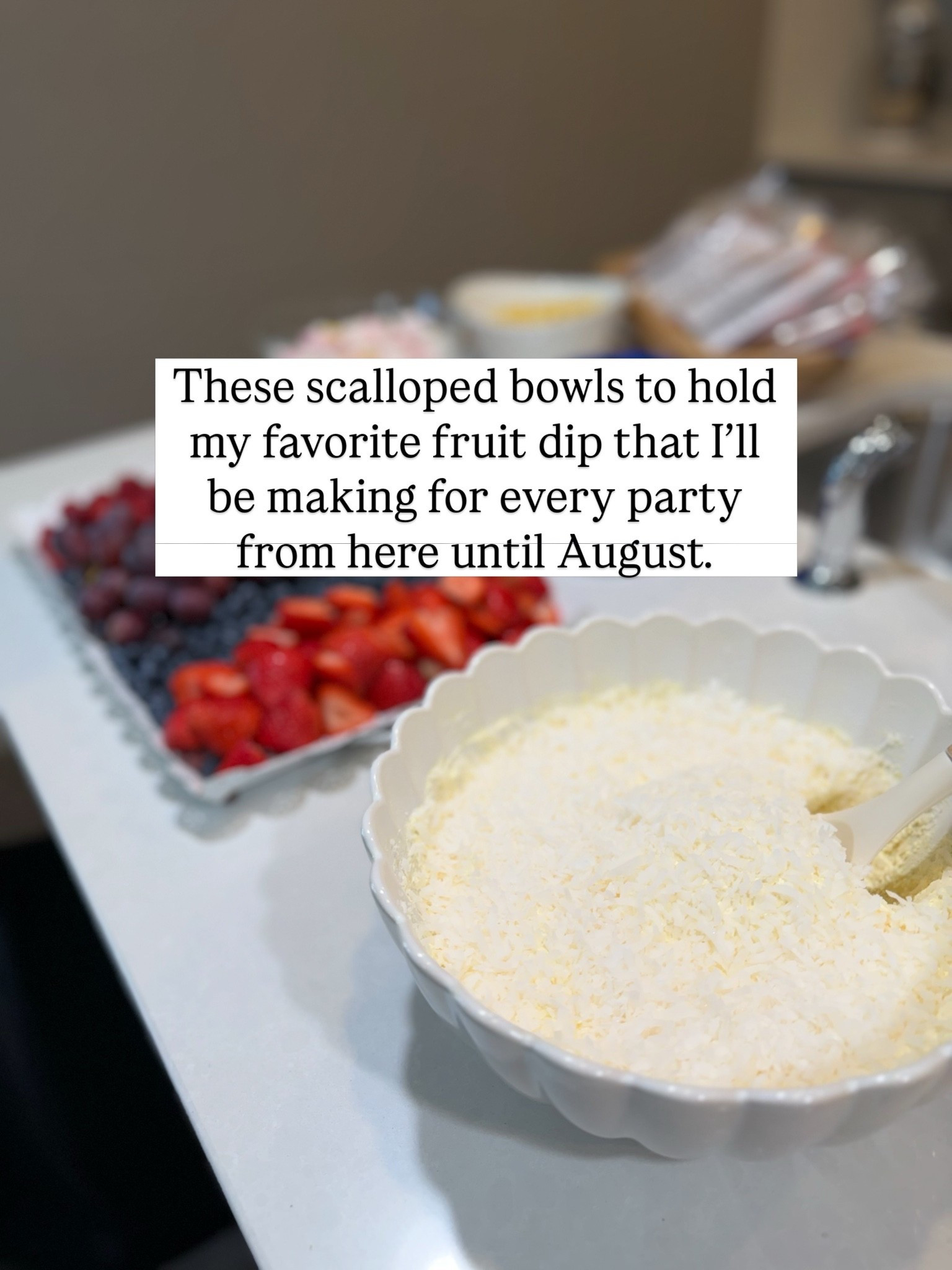 These scalloped bowls to hold any kind of dips or salads!!

#LTKmomlife #LTKdayinmylife #LTKmorningroutine