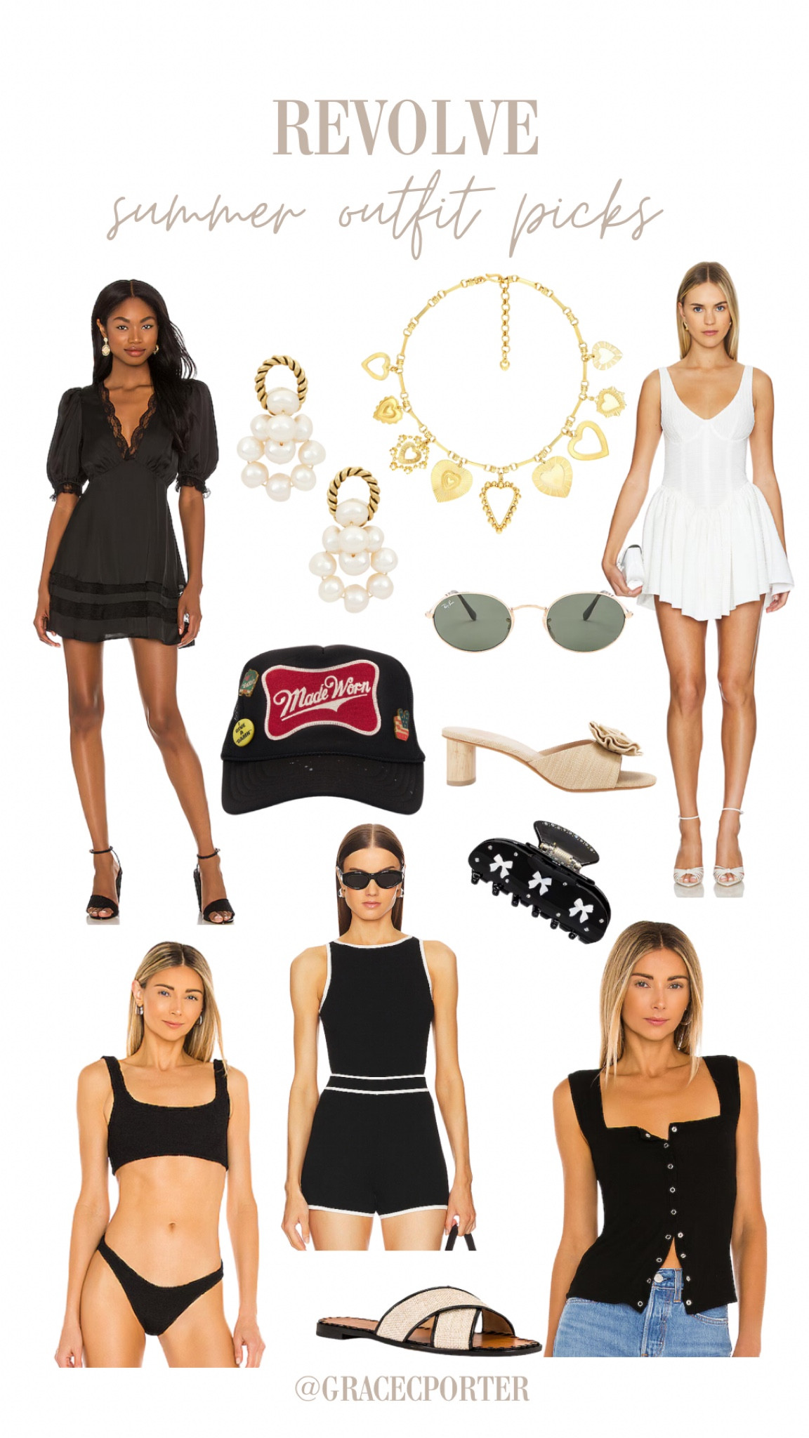 Revolve summer outfit selects✨🤍✈️🥂 Neutral outfits for any upcoming travel, closet staples, or accessories.

#LTKSeasonal #LTKStyleTip