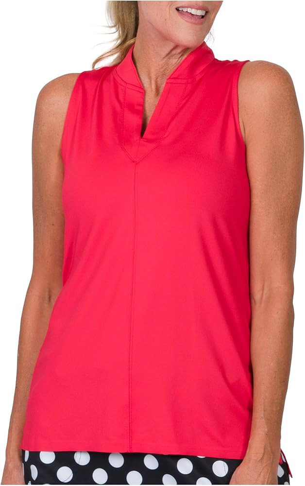 Jofit Apparel Women’s Athletic Clothing Cutaway Placket Top for Golf, Workout, Casual Wear - Se... | Amazon (US)