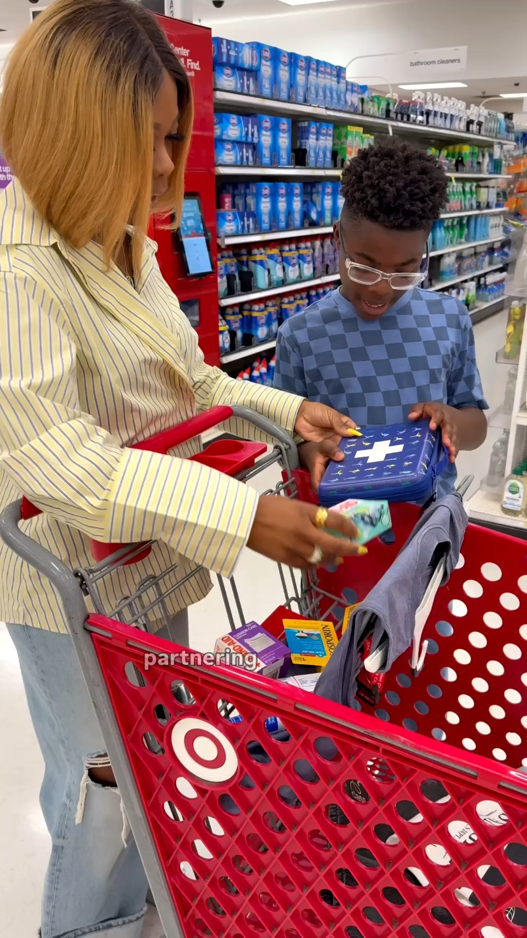 #ad It's boy mom day at Target with my Nico Bl We're shopping for summer essentials and of course BAND-AID® Brand is a must! For a limited time, buy 3 qualifying first aid items and get a FREE BAND-AID® Brand bag to build your own first-aid kit. This year's theme is Sports & Wellness which is super cute:) Grab yours at Target today! ⛑️🩹🛒 #TargetPartner
#BANDAIDBrandPartner #firstaidkit @bandaidbrand @target @shopLTK #liketkit

#LTKSeasonal #LTKmomlife #LTKdayinmylife