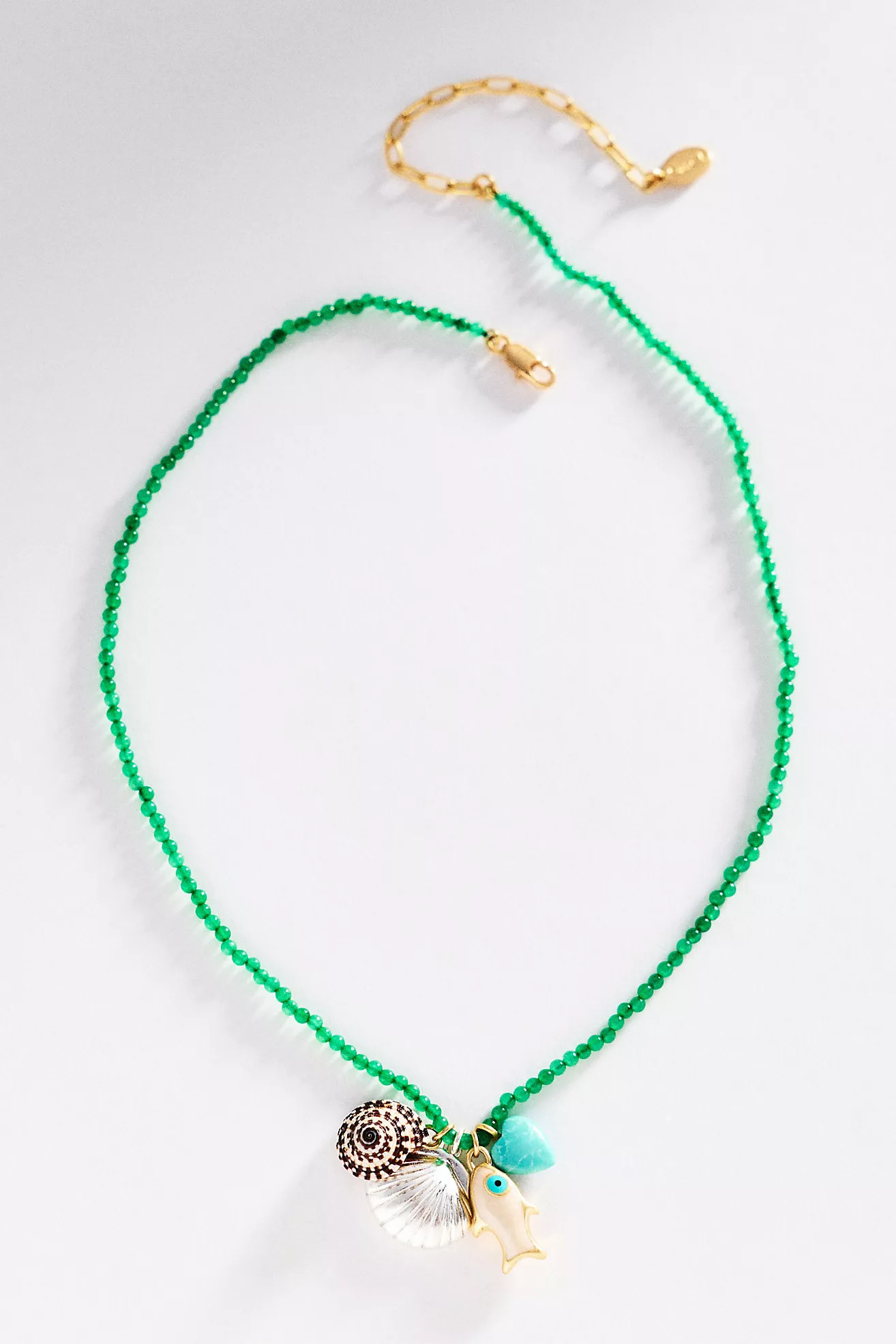 Clare V. Beaded Charm Necklace | Anthropologie (US)