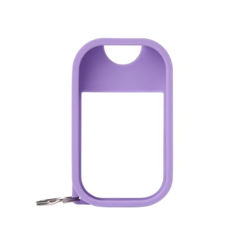 Touchland Hand Sanitizer Mist Case 1FL. OZ., Protective and Stylish Hand Sanitizer Spray Accessory, Silicone Case with Keyring, Purple Haze | Amazon (US)