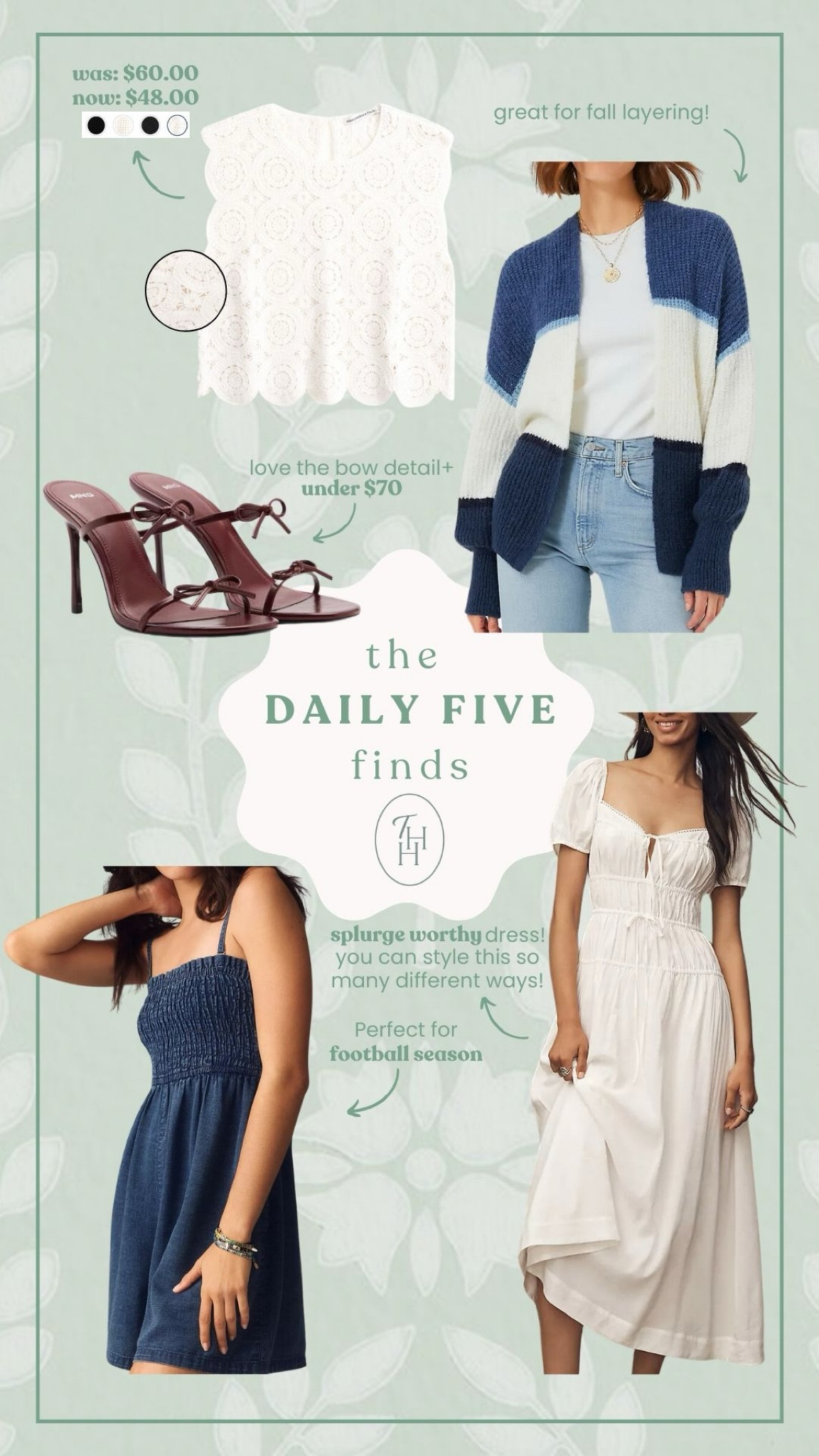 8/1 daily 5 finds! 🤍