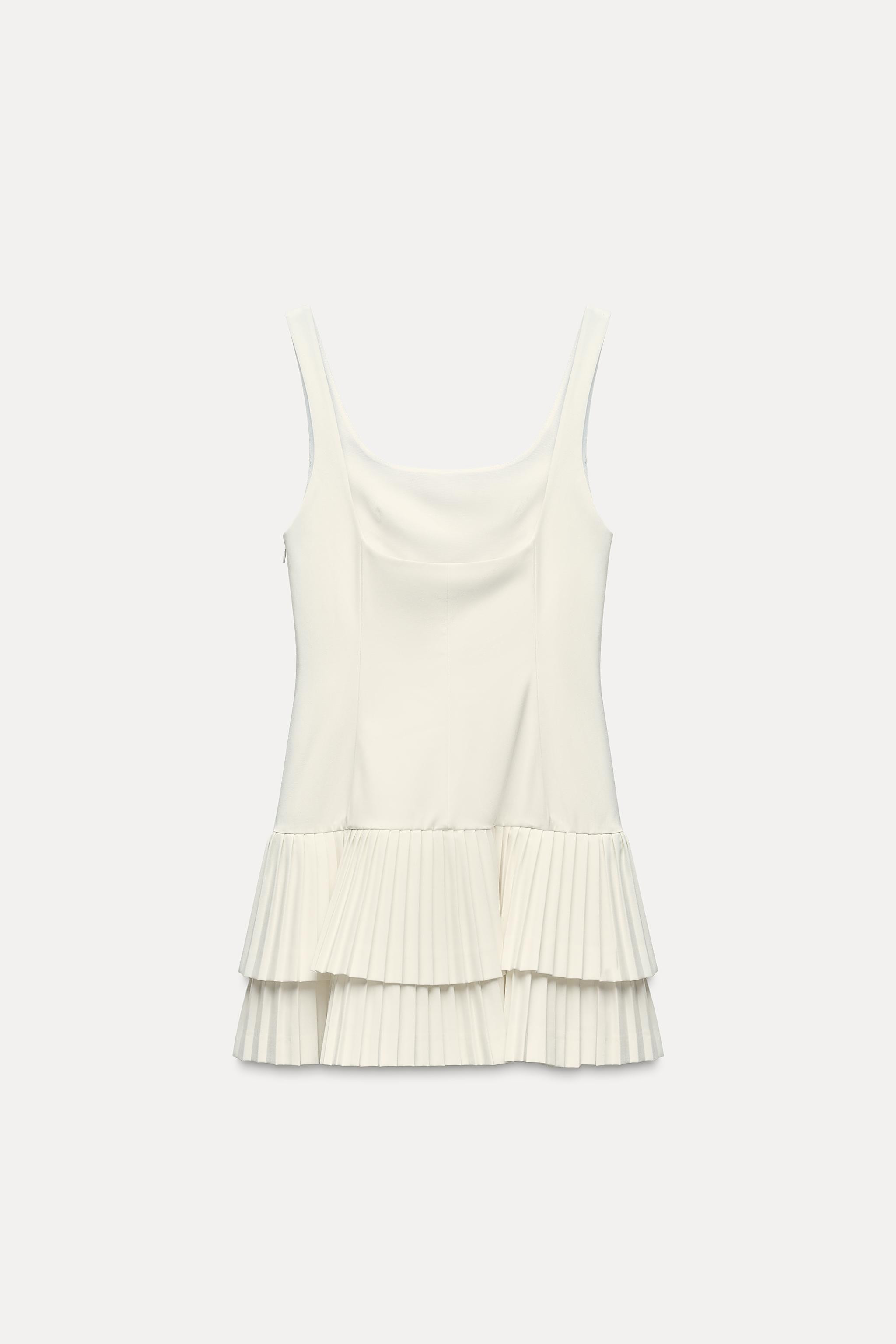 BOX PLEAT JUMPSUIT DRESS | Zara US