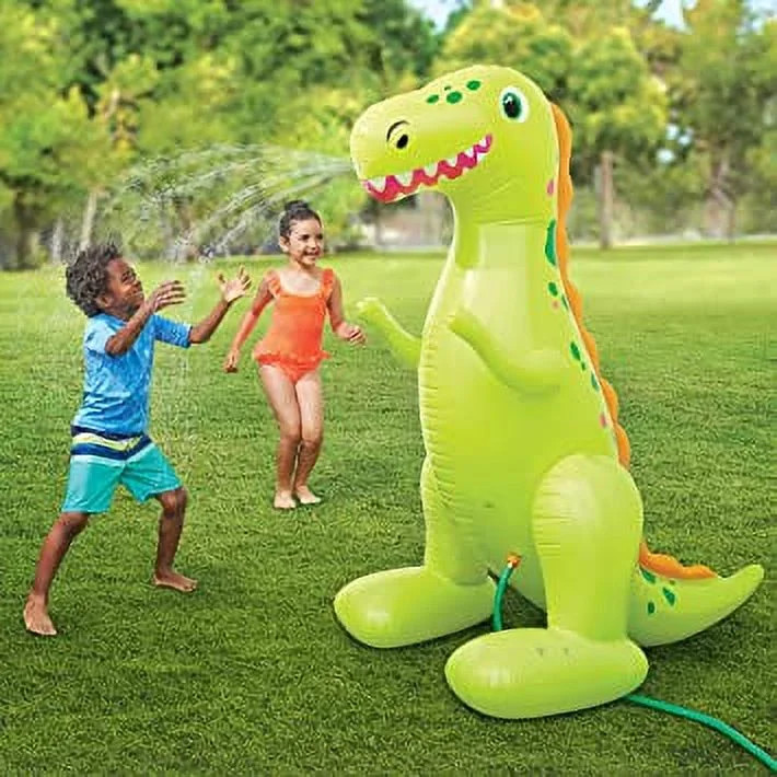 Play Day Large Dinosaur Character Inflatable Sprinkler Pool Game, Ages 3 & Up, Unisex | Walmart (US)