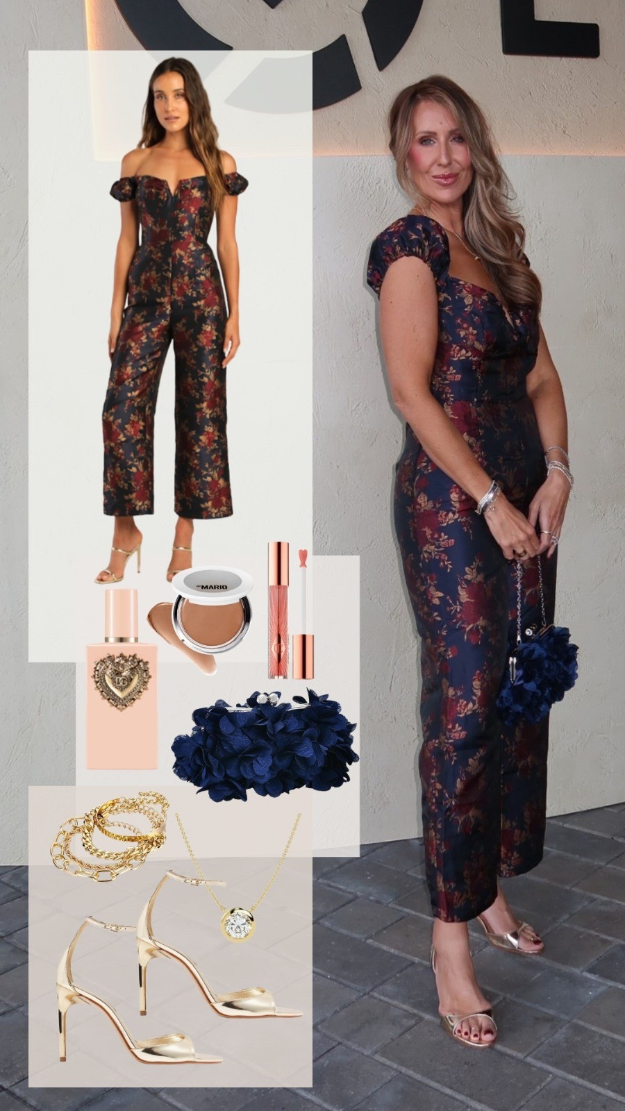 Size L.

event outfit, chic style, wedding guest outfit, floral jumpsuit, chic jumpsuit.

#LTKFindsUnder100 #LTKFindsUnder50 #LTKWedding