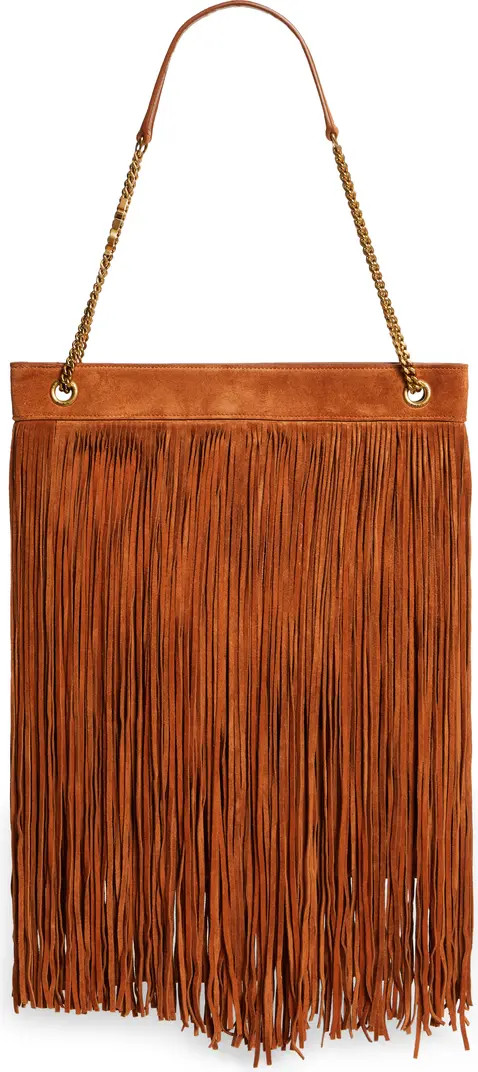 Large Grace Fringe Suede Hobo | Nordstrom