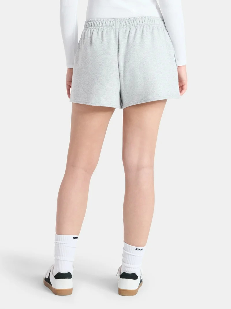 No Boundaries Fleece Shorts, 3'' Inseam, Women’s | Walmart (US)