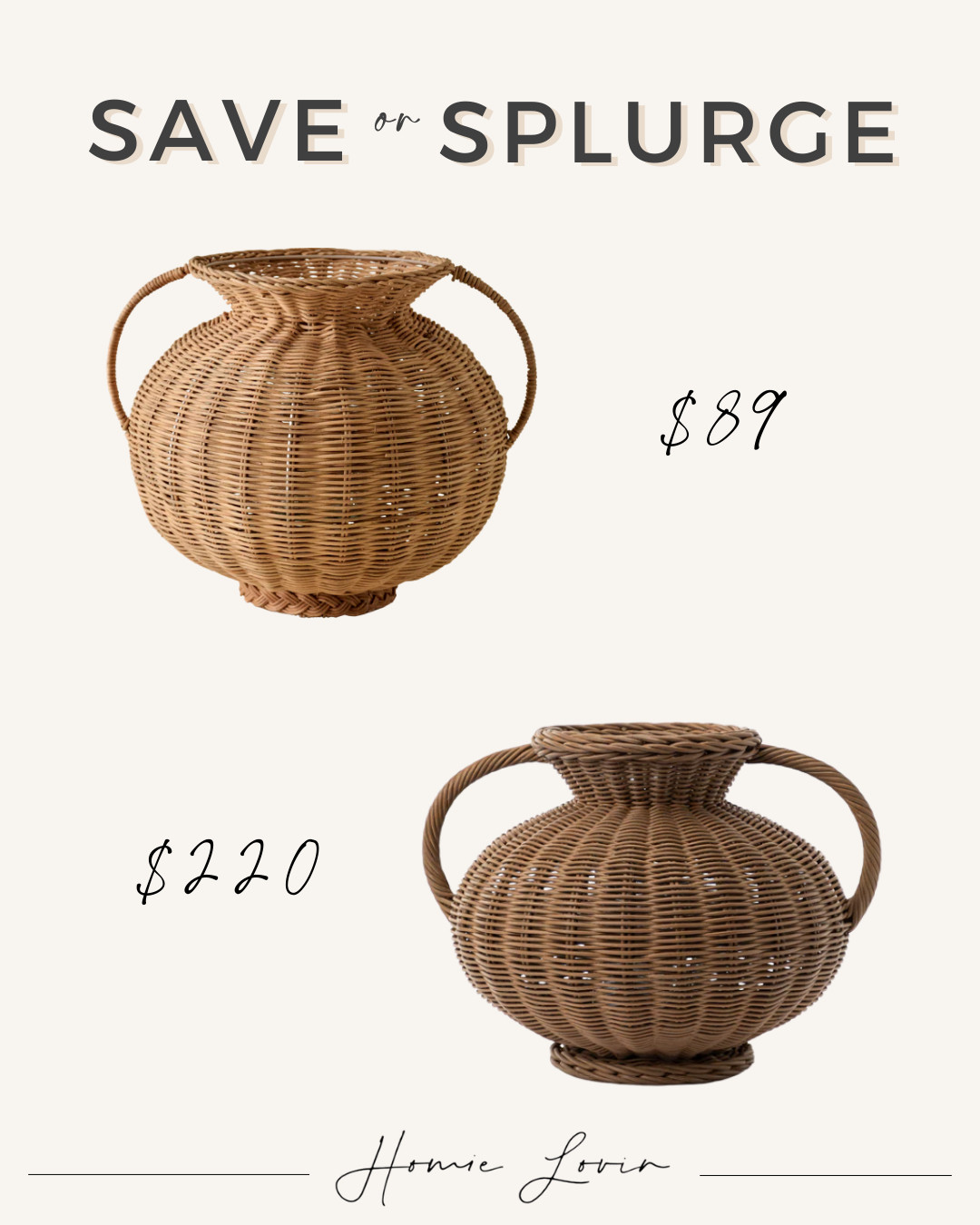 Save or Splurge Woven Vase!

home decor, interior design #McGeeandCo #Magnolia 

 #LTKHome #LTKSaleAlert