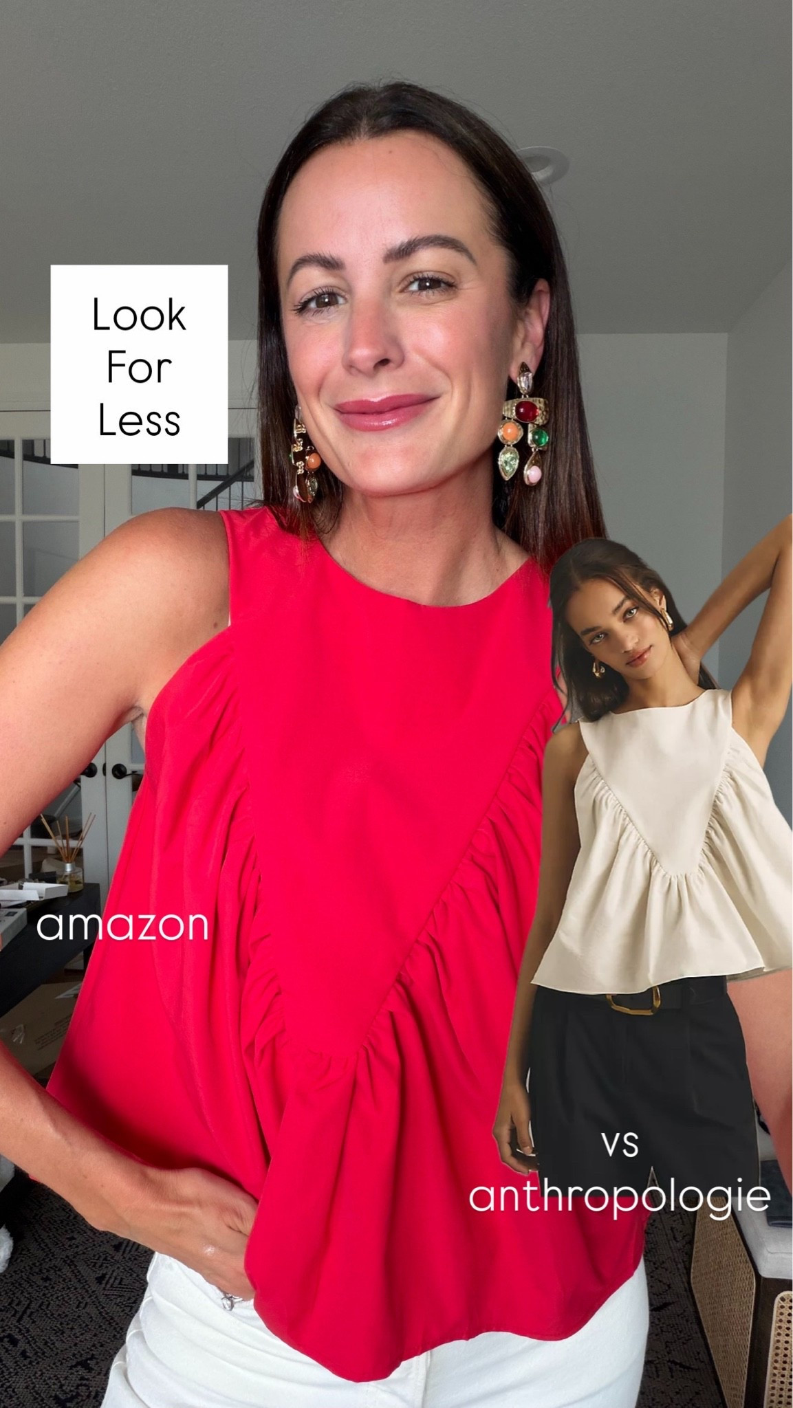 Love this look for less, anthro vs amazon! Perfect with a pair of jeans and comes in so many colors!

#LTKSaleAlert #LTKootd #LTKgrwm