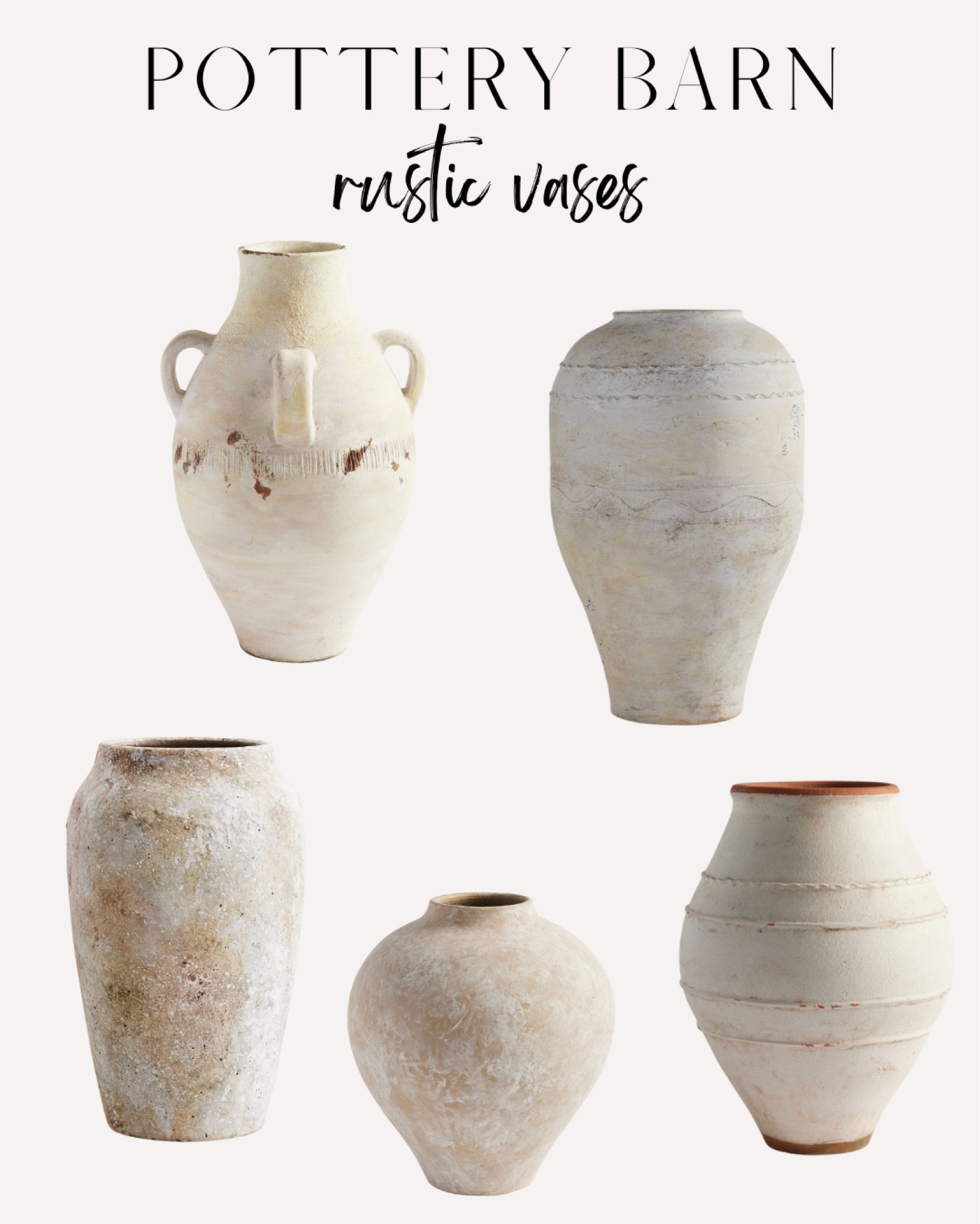 Pottery Barn has an amazing selection of terracotta vases! These best-selling home decor items are perfect for kitchens and living rooms.

#LTKhome