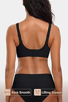 Vertvie Women's Seamless Bras No Underwire Scalloped Push Up Bras Soft Wireless Comfort Bralettes... | Amazon (US)