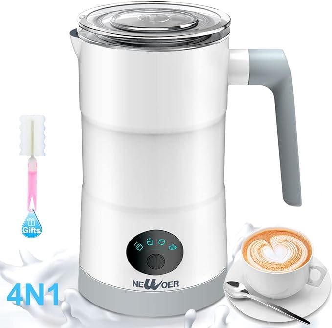newoer Electric Milk Frother and Warmer,4 in 1 Automatic Milk Frothers 400W Automatic Milk Foam M... | Amazon (US)