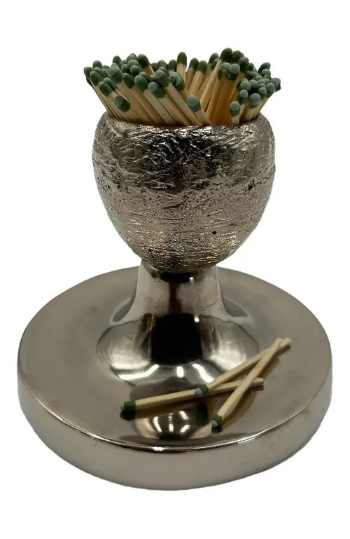 Lunares Matchbox Holder in Antique Silver at Nordstrom | Nordstrom