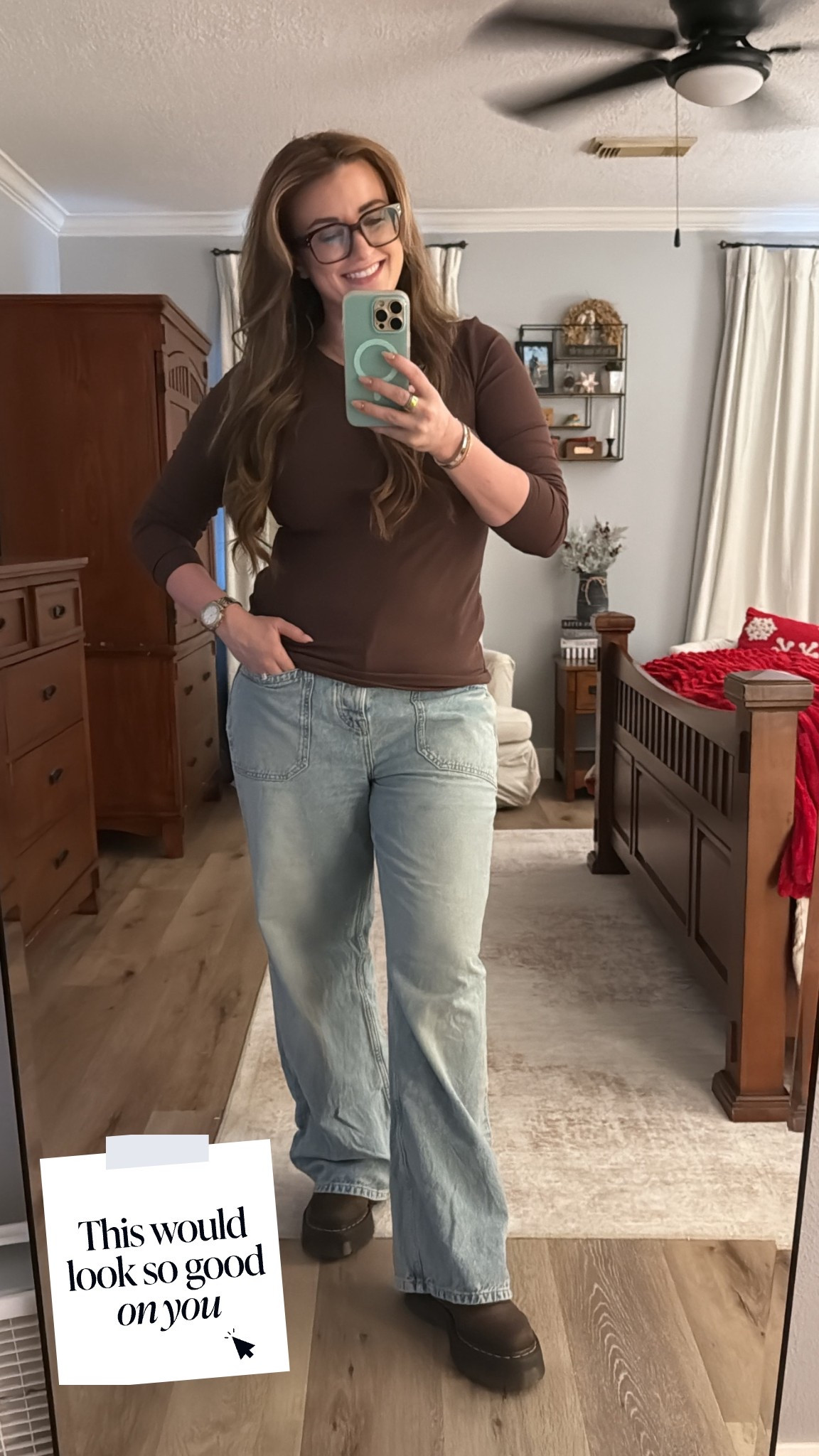Headed out to meet friends at the movie theater to see “Zootopia 2” with the kids! Sharing today’s super casual OOTD. I will never not wear docs and jeans 😜

#LTKMidsize #LTKootd #LTKmomlife