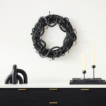 Black Snake Wreath | West Elm (US)