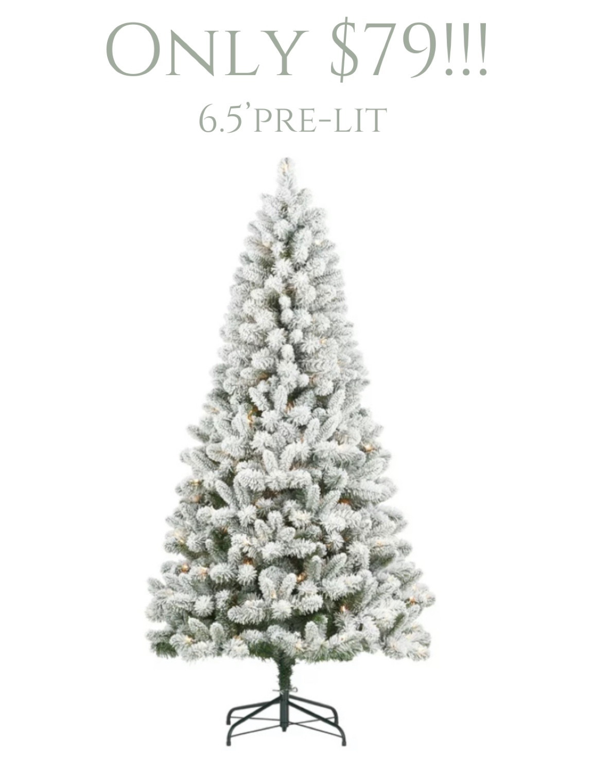 This is one heck of deal!  Only $79 for a pre-lit flocked Christmas tree!  Hurry!  They’re selling fast. 





Walmart, holidays, 

#LTKHoliday #LTKsalealert #LTKhome