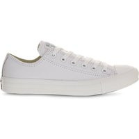 Converse All Star low-top leather trainers, Mens, Size: EUR 46 / 12 UK MEN, White | Selfridges