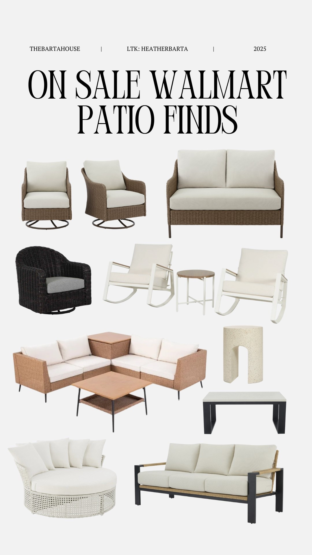 Walmart patio finds in stock and on major sale today! 

#LTKHome #LTKSaleAlert