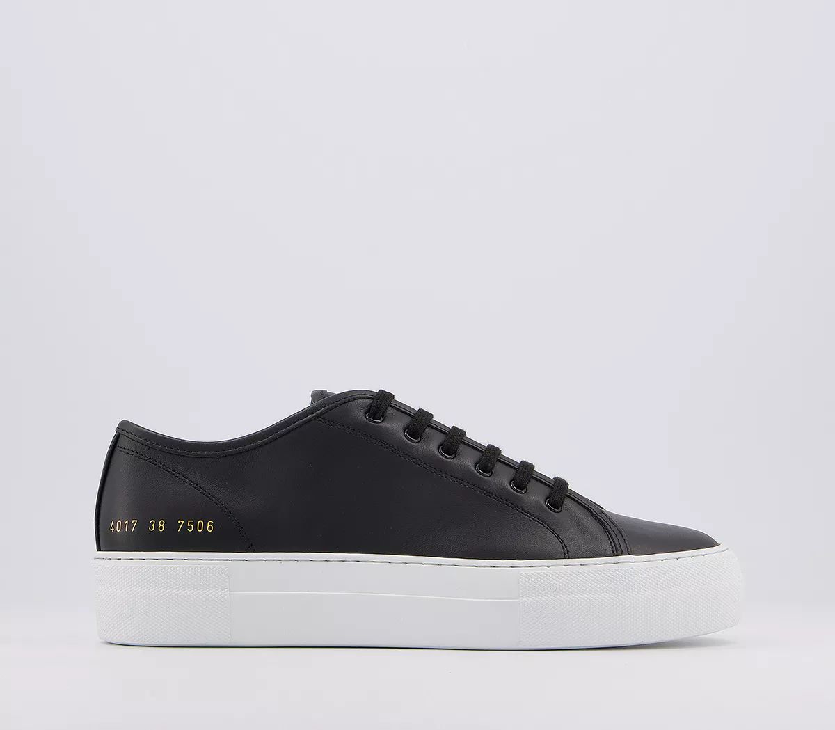 Common Projects Tournament Low Super Trainers Black White - Women's Premium Trainers | Offspring (UK)