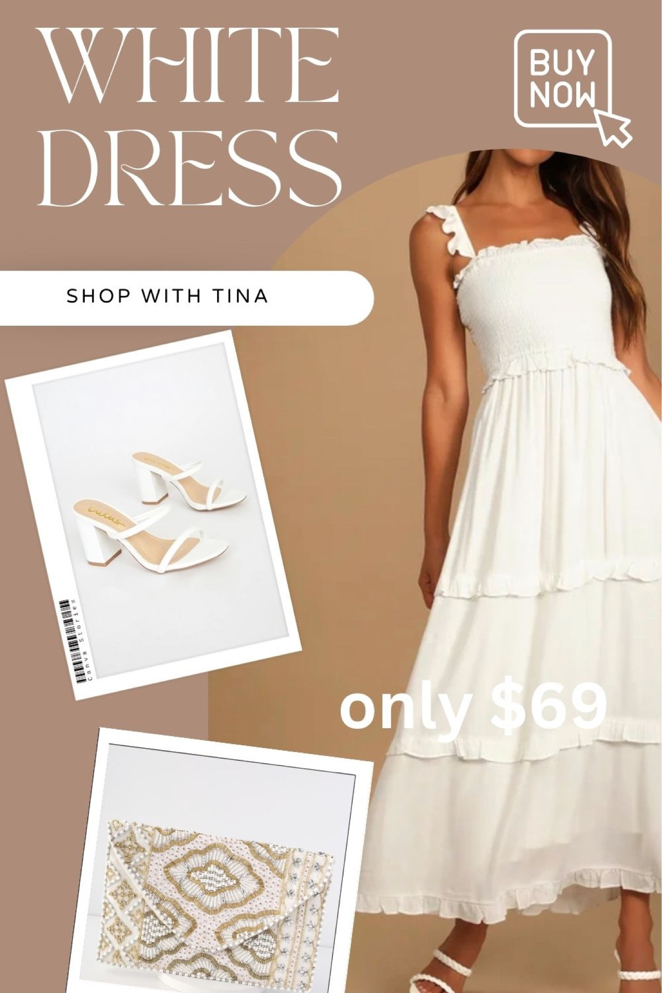 This white maxi dress is so cute!

Summer dress, Vacation dress for Greece, vacation dress for Spain, white maxi dress, white tiered dress

#LTKU #LTKFind #LTKunder100