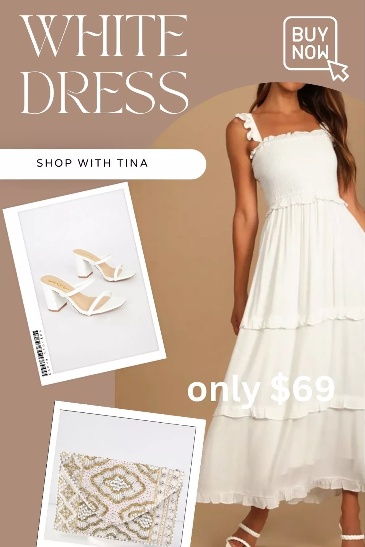 White Maxi Dress - Smocked Dress - Tiered Maxi Dress - Lulus