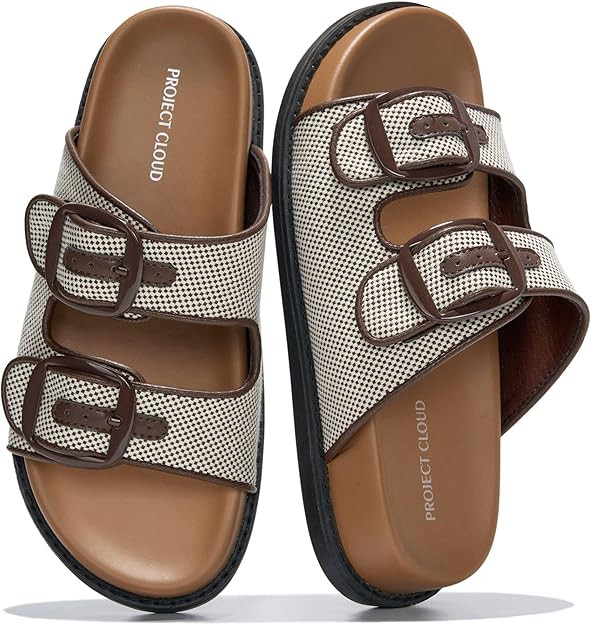 Project Cloud Sandals for Women - Trendy Sandals for Women 2026 with Adjustable Straps - Plush an... | Amazon (US)