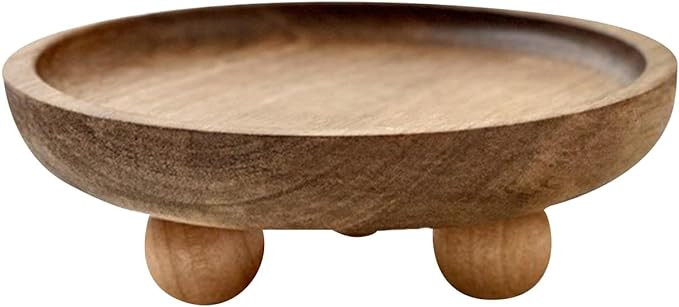 Small Wooden Riser Wooden Pedestal for Display Tray Display Riser for Entry Table Farmhouse Kitch... | Amazon (US)