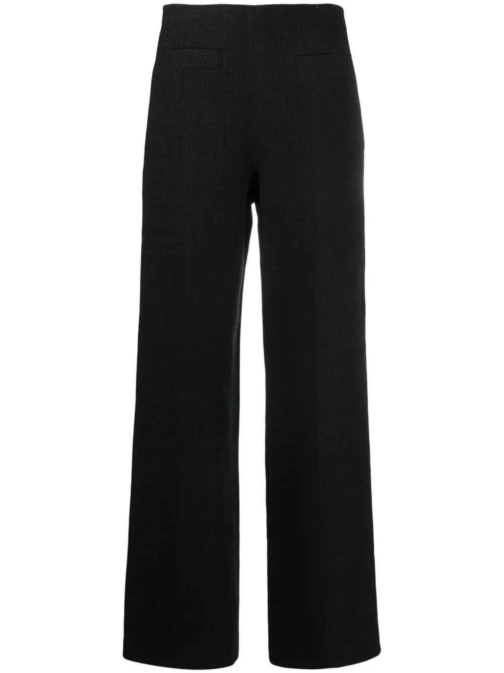 tailored wide-leg tweed trousers | Farfetch Global