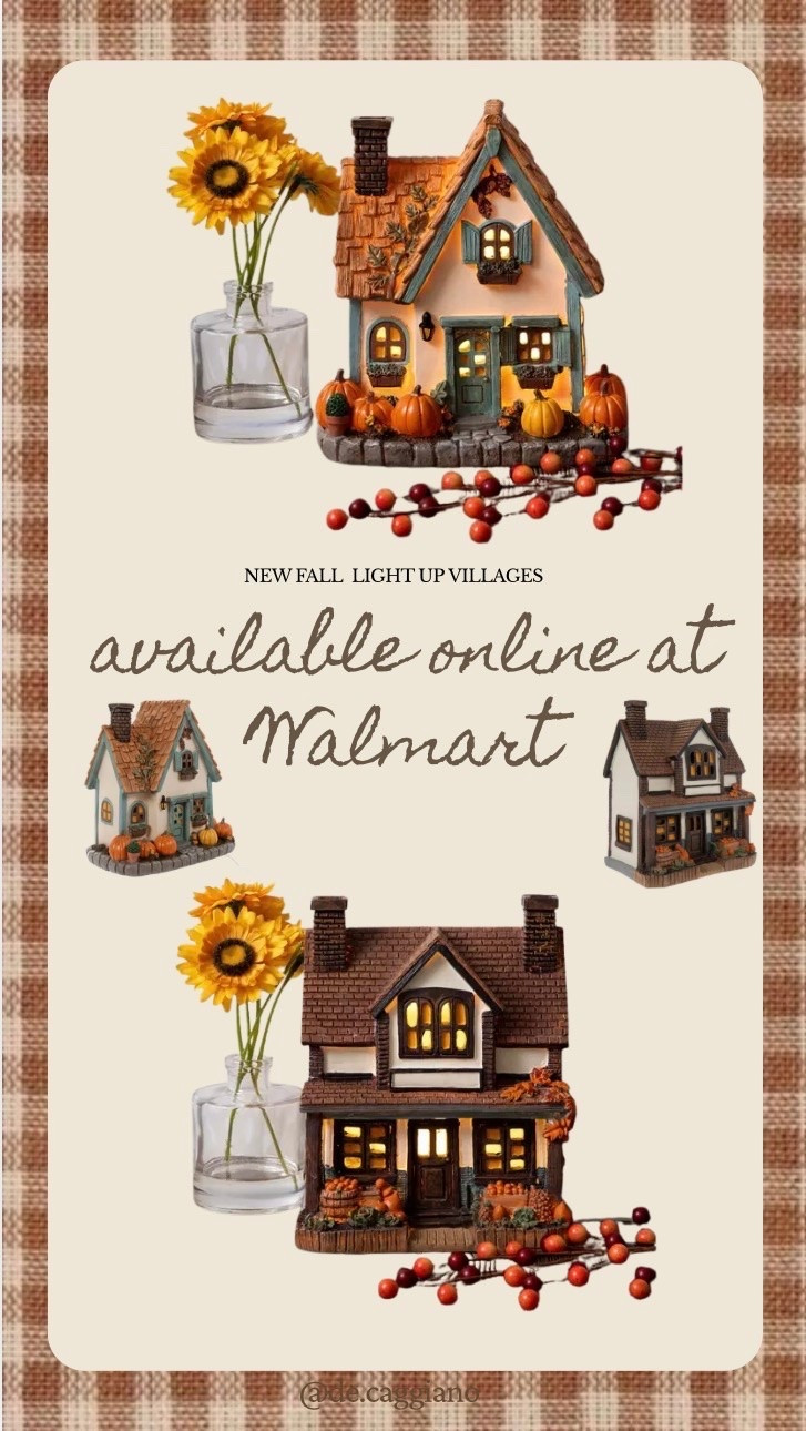 New fall light up villages available online at Walmart! 🍂🍁🤎

#LTKHome #LTKSaleAlert #LTKSeasonal
