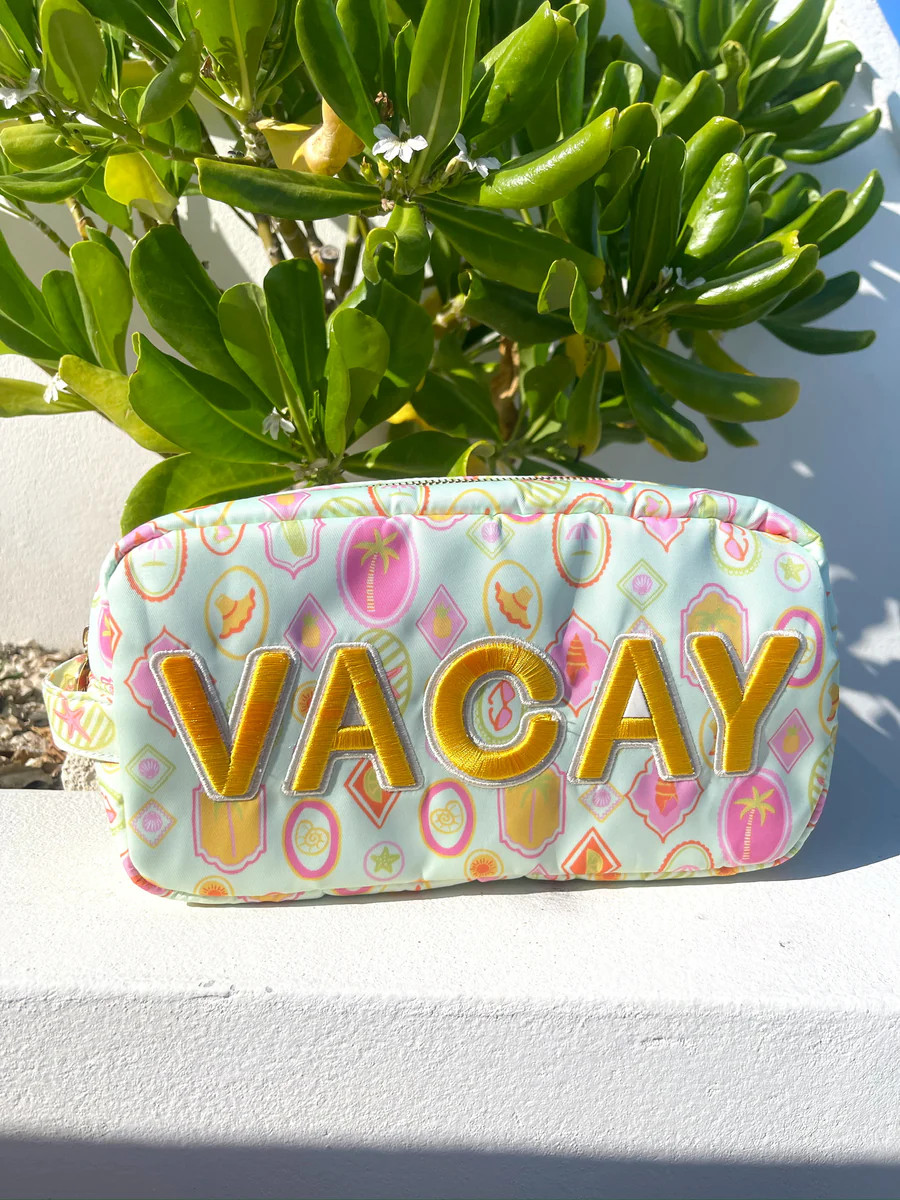 Vacay - Mint Palms Large | KenzKustomz