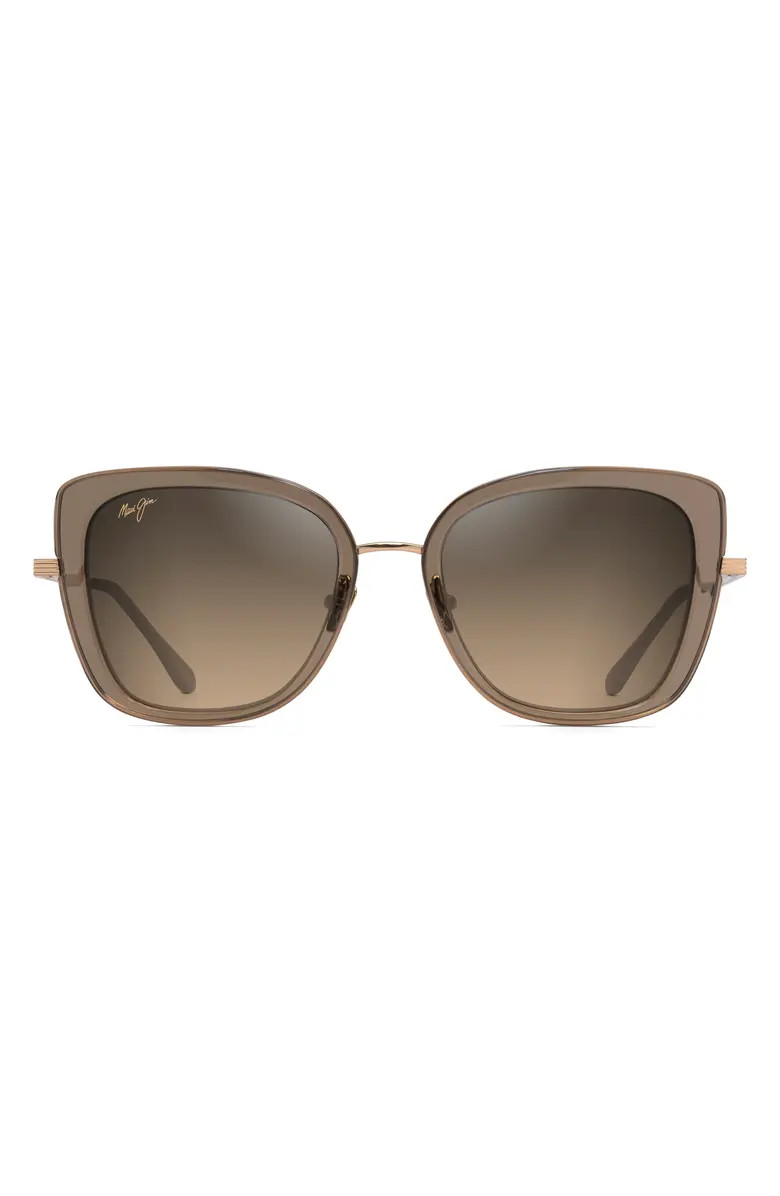 Violet Lake 53mm Polarized Round Sunglasses | Nordstrom