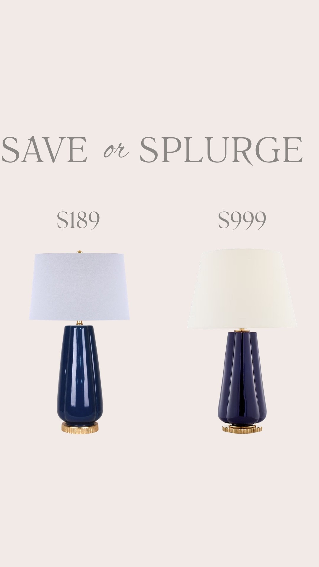 Save vs splurge 

#LTKHome