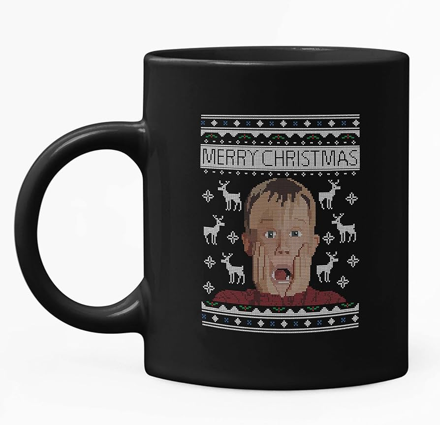 Home Alone Kevin Christmas Knit Coffee Tea Milk Cup Mug 11 Oz | Amazon (US)