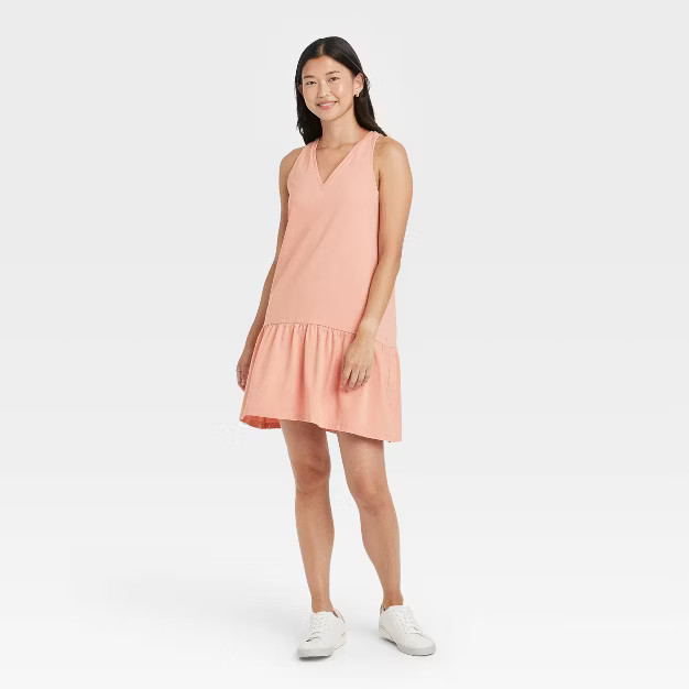 Women's Sleeveless Hem Knit Dress - A New Day™ | Target