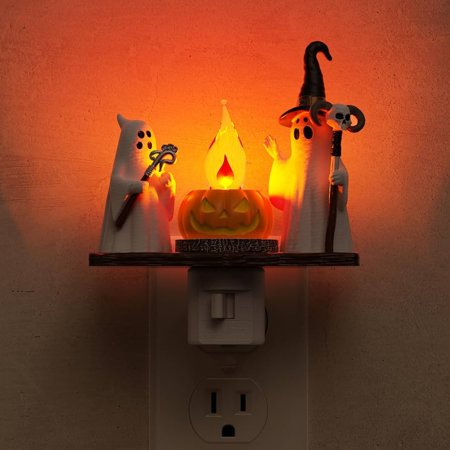 L LOHAS LED Halloween Night Light,Ghost Campfire Nightlight | Amazon (US)