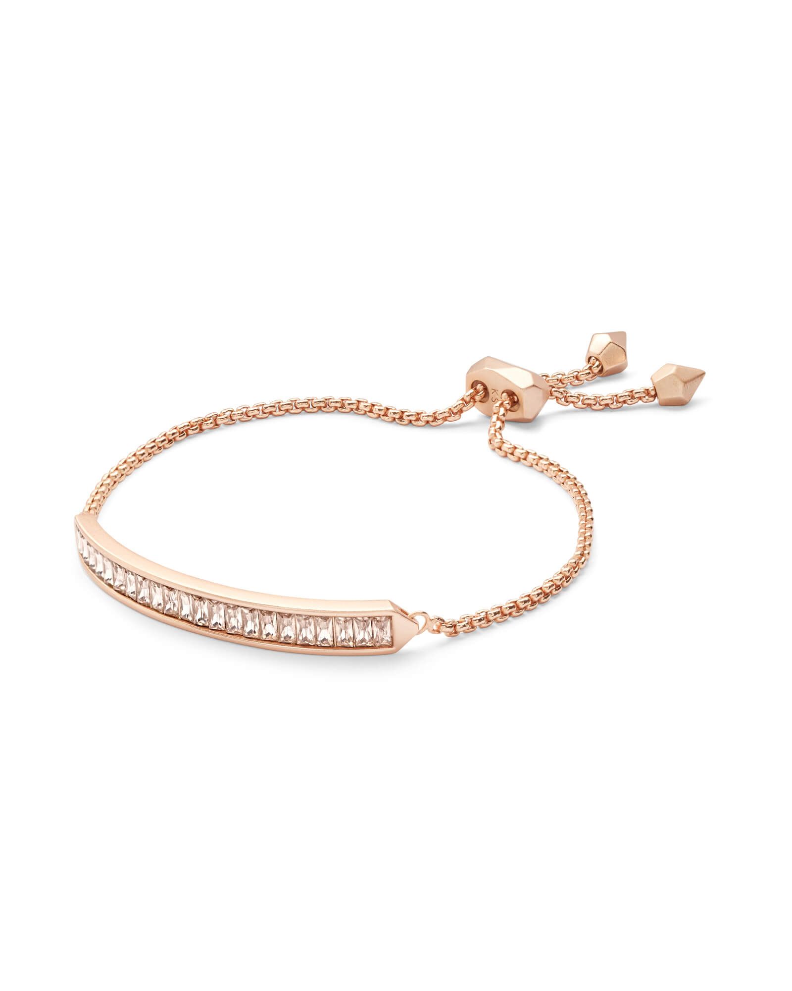 Jack Rose Gold Chain Bracelet in Blush Crystal | Kendra Scott | Kendra Scott