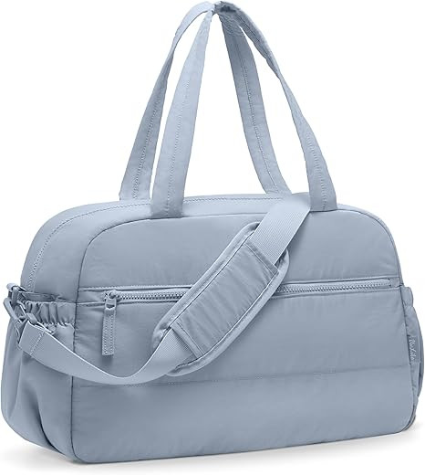 Gym Bag for Women, Travel Duffle Bags with Wet Pocket, Lightweight Carry on Bag Overnight Weekend... | Amazon (US)