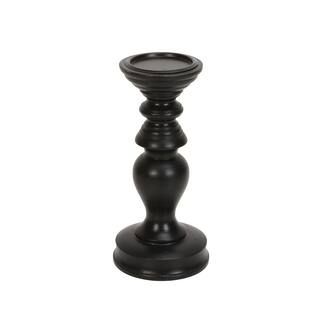 11"" Black Wooden Pillar Candle Holder By Ashland® | Michaels® | Michaels Stores