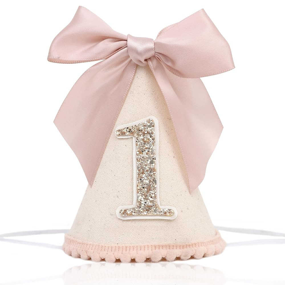 Bow 1/2 Birthday Hat - Little Princess Half Birthday Decorations, 1/2 Way To One Birthday Crown O... | Amazon (US)
